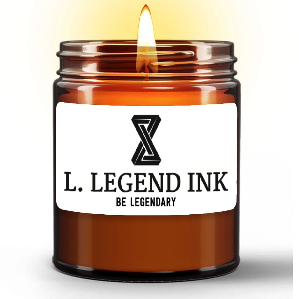 Natural Wax Candle in Amber Jar (9oz)