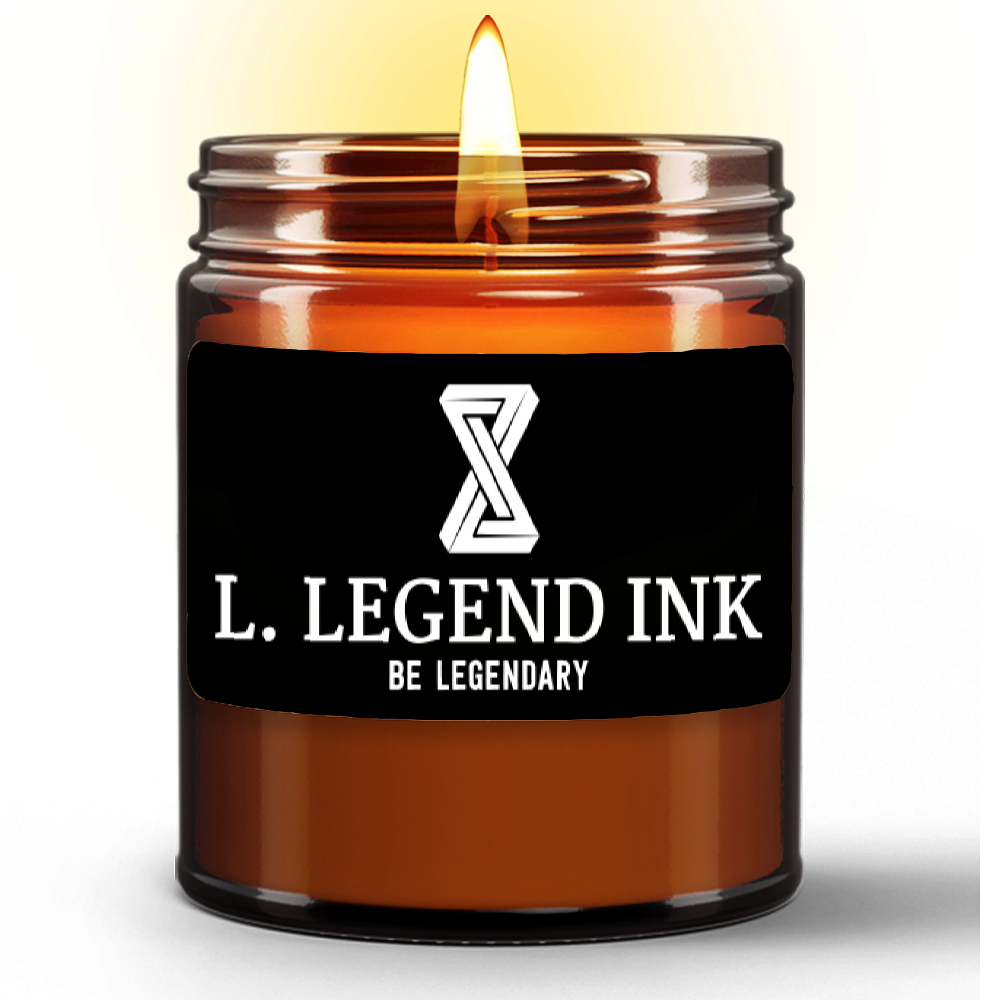 Natural Wax Candle in Amber Jar (9oz)